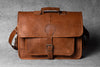 Retro Box Leather Messenger Bag