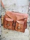 Vintage Rebel Leather Messenger Bag